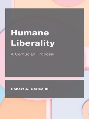 cover image of Humane Liberality